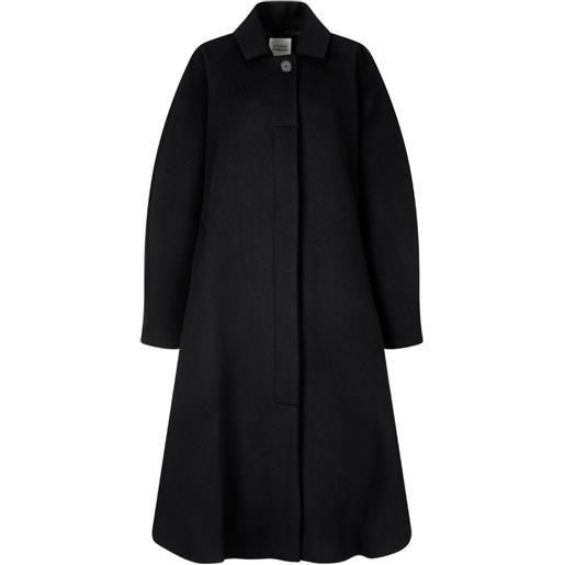 TOMBOY cappotto monopetto svasato - nero