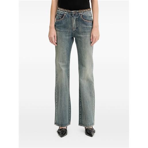 Miss Sixty jeans con lacci - blu