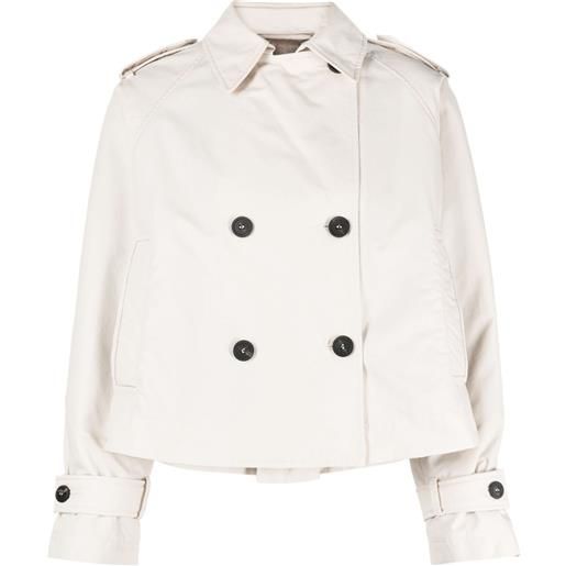 Peserico trench doppiopetto - toni neutri