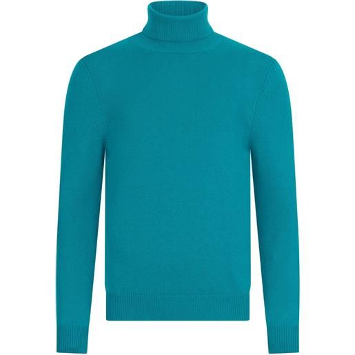 Malo maglione a collo alto - blu