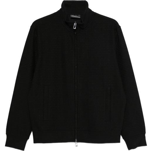 Emporio Armani felpa con zip - nero