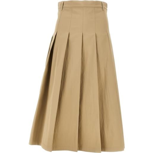 Weekend Max Mara gonna midi plissé - toni neutri