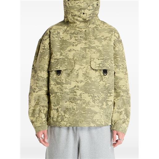 Nike giacca con stampa camouflage - toni neutri