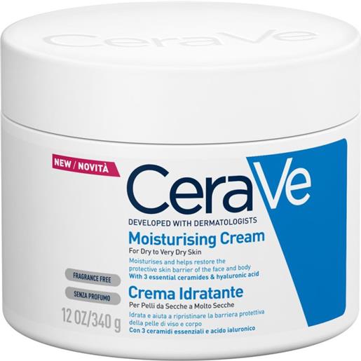 CERAVE (L'Oreal Italia SpA) cera. Ve crema idratante, per pelli da secche a molto secche per il corpo e il viso, 340 g
