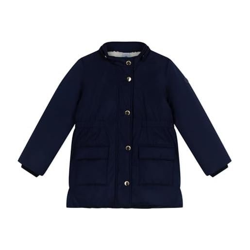 Petit Bateau parka per bambini medio lungo tinta unita, per fumare. , 10 anni