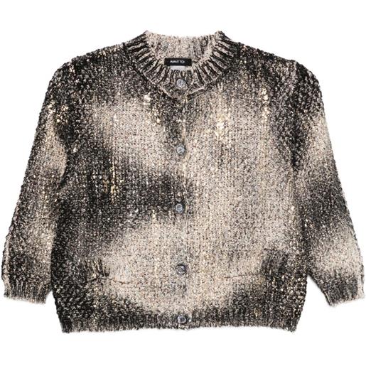 Avant Toi cardigan girocollo - nero