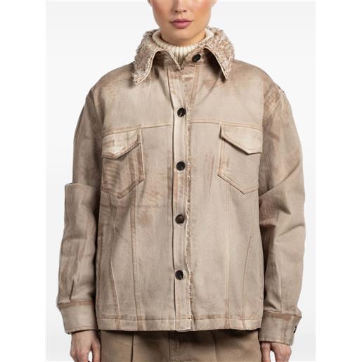 Avant Toi giacca con tasche - toni neutri