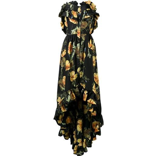 Philipp Plein abito full of flower - nero