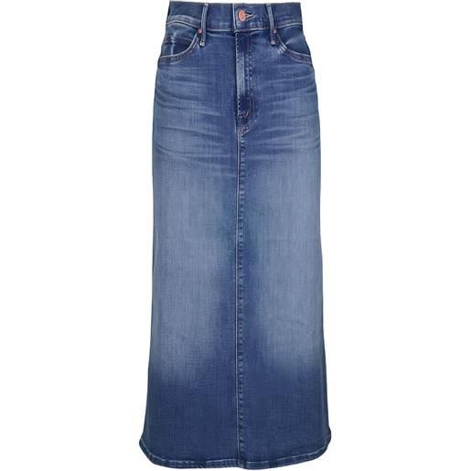 MOTHER gonna midi denim - blu