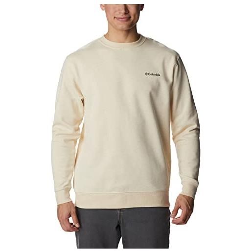 Columbia felpa da uomo hart ii crew, grigio antracite, medium