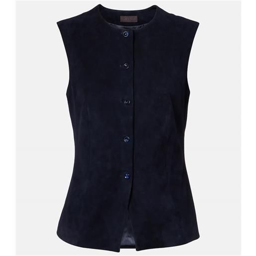 Stouls gilet casino in suede