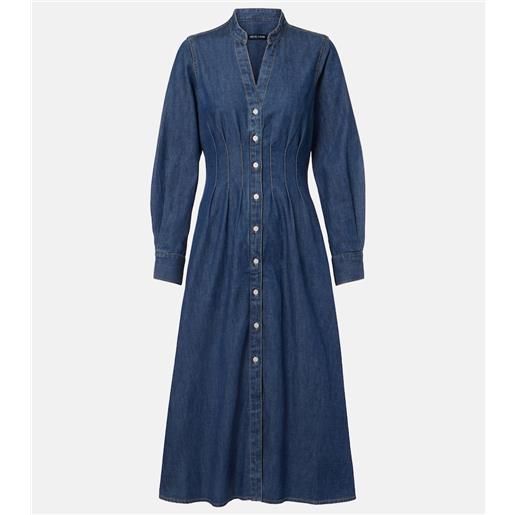 Veronica Beard abito chemisier di jeans arcadia