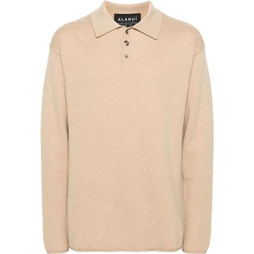 Alanui polo finest a coste - toni neutri