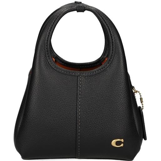 Coach borsa tote 19 lana in pelle - nero