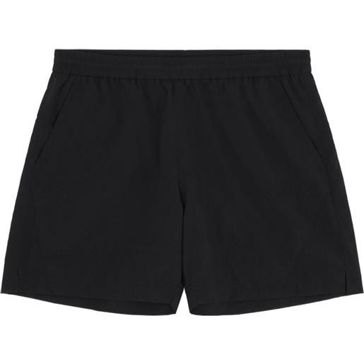 MM6 Maison Margiela shorts con tasche diagonali - nero