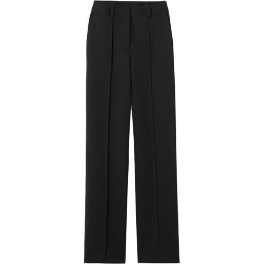 Claudie Pierlot pantaloni dritti con pieghe - nero