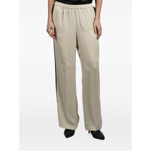 rag & bone pantaloni olivia con banda laterale - toni neutri