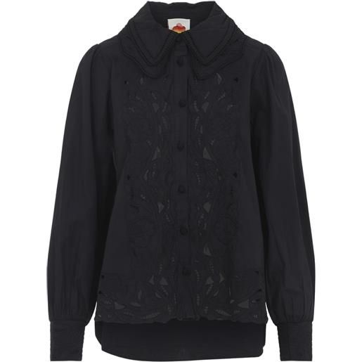FARM Rio blusa con dettaglio cut-out - nero