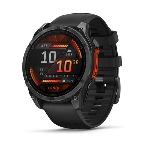 Garmin fenix 8 3,56 cm (1.4'') amoled 47 mm digitale 454 x 454 pixel touch screen nero wi-fi gps (satellitare)