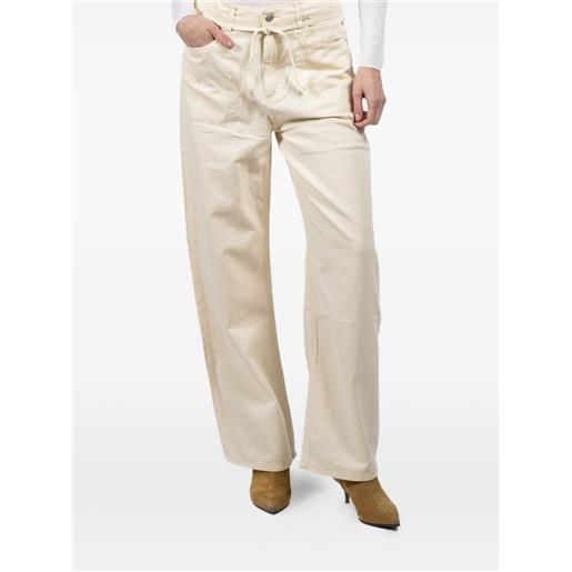 DL1961 jeans casie con coulisse - toni neutri