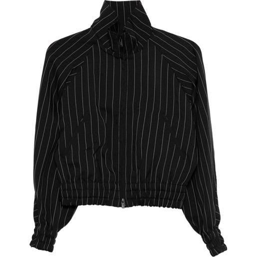 Y-3 bomber a righe - nero