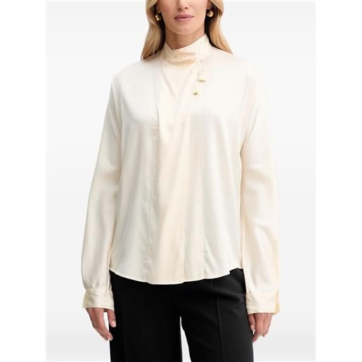 Forte Forte blusa con collo rialzato - toni neutri