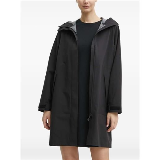 Peak Performance cappotto con cappuccio - nero
