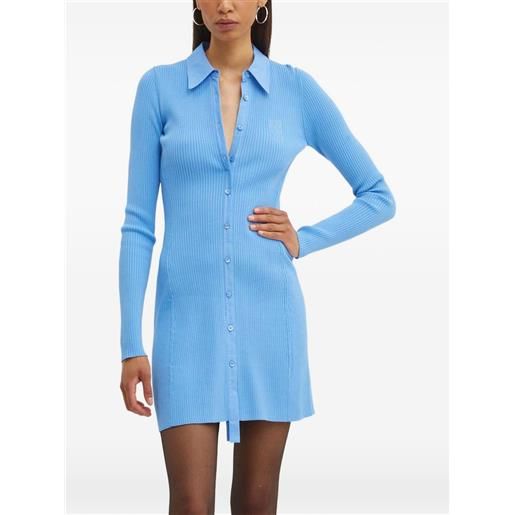 MOSCHINO JEANS abito corto a coste - blu