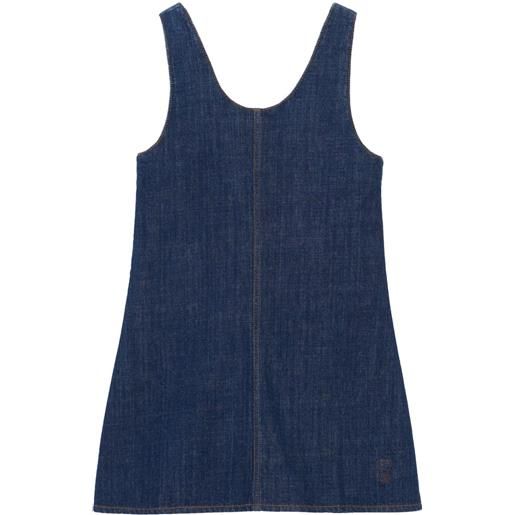 AMI Paris abito corto denim - blu