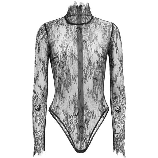 Lika body con maniche lunghe - nero