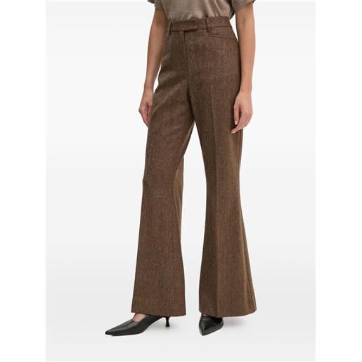 REMAIN pantaloni svasati - marrone