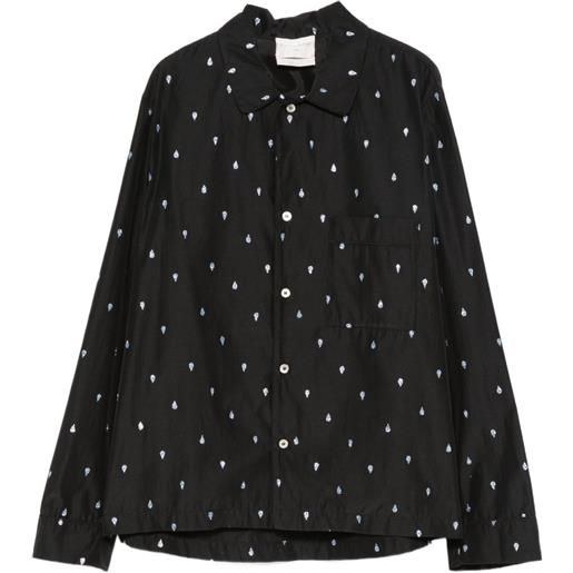 Forte Forte camicia a fantasia - nero