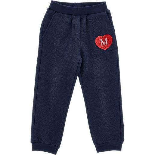 Monnalisa jogger con cuore strass
