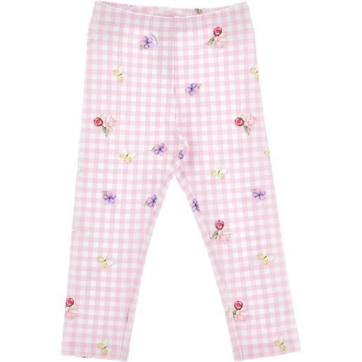 Monnalisa leggings fantasia a fiori
