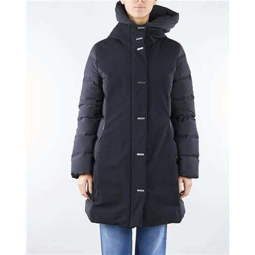 Giubbotto Corto In Montone Donna – Giacca Invernale Con Cappuccio, Slim Fit, Caldo Pile E Pelle - 4