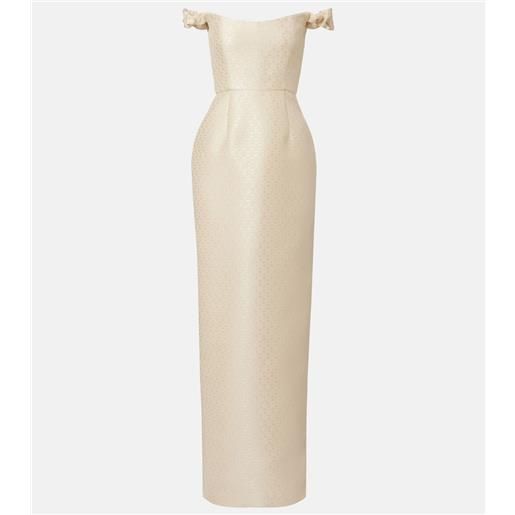 Markarian bridal - abito lungo yolanda in broccato