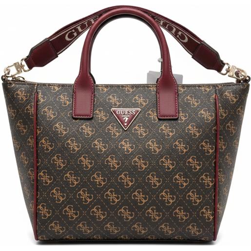 Guess - borse a mano da donna brown logo