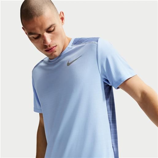 Nike maglia da running a manica corta Nike miler - uomo - blu