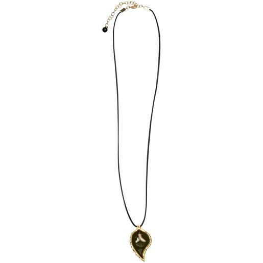Vinani Ciondolo E Collana Fiore Calla In Argento 925 - Gioiello Italiano, 33x19 Mm, Catena 40-50 Cm