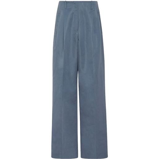 The Row pantaloni a gamba ampia - blu