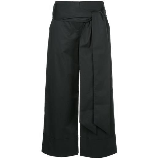 Demoo Parkchoonmoo pantaloni con cintura - nero