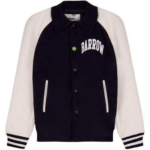 BARROW giacca varsity con stampa - nero