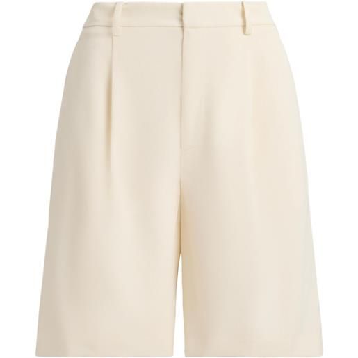 Ralph Lauren Collection shorts minetta con pieghe - toni neutri