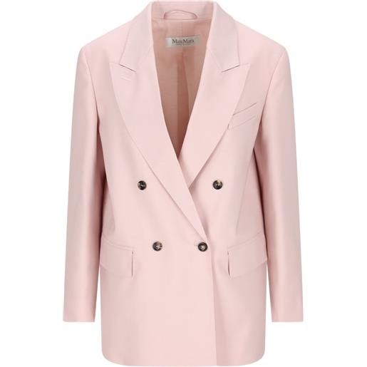 Max Mara blazer doppiopetto - rosa