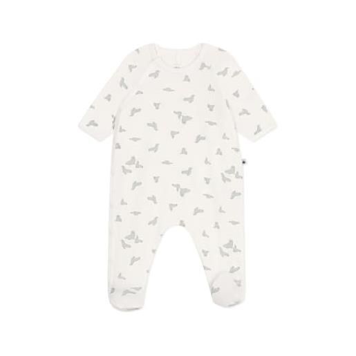 Petit Bateau a0ci7, dormi bene unisex - bimbi 0-24, bianco/multicolore, 3 mesi