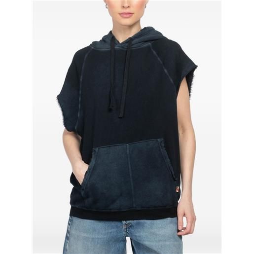 FreeCity top con cappuccio - nero