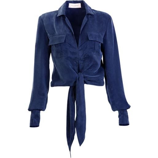 Silvia Tcherassi camicia caserta - blu