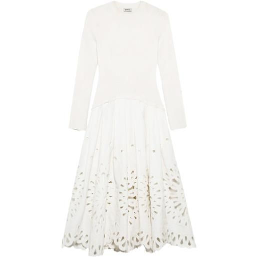 Simkhai abito midi daila con dettaglio cut-out - bianco