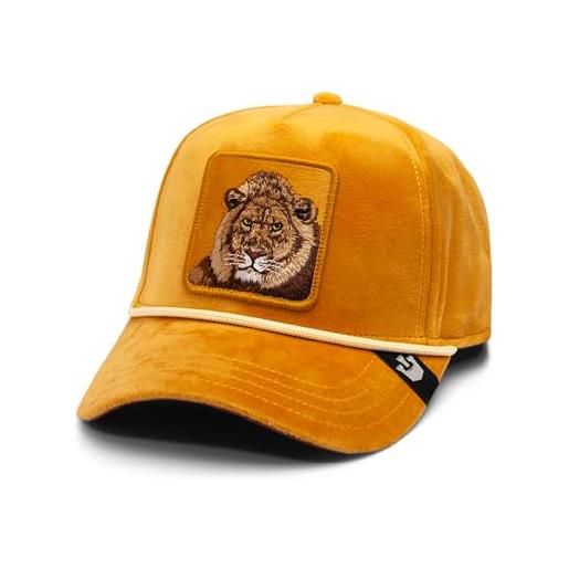 Goorin Bros. cappellino lion royalty. Bros. Berretto baseball snapback cap taglia unica - cognac