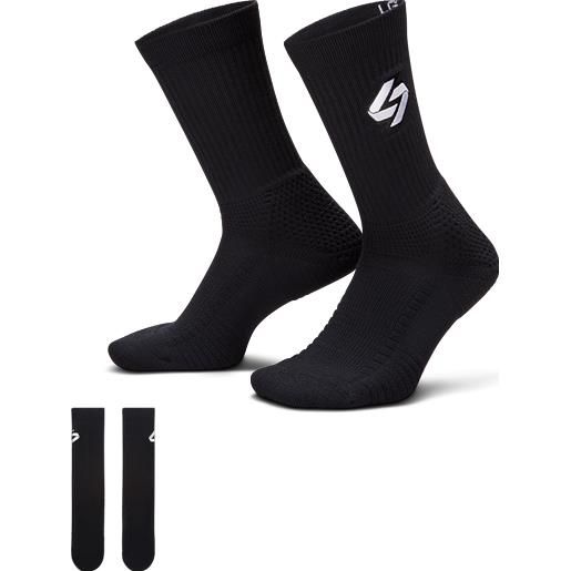 Nike calze ammortizzate di media lunghezza luka elite - nero